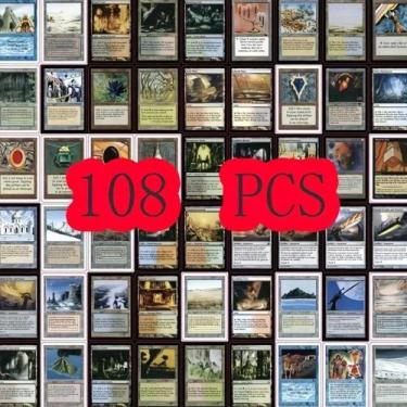 Imagem de 108 Cartas Proxy Dual Land Fetch Shock Lands Para Jogos De Tabuleiro, 