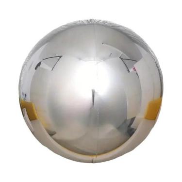 Imagem de Balão Metalizado 4D Prata E Dourado De 32 Polegadas, 3 Peças Para Deco
