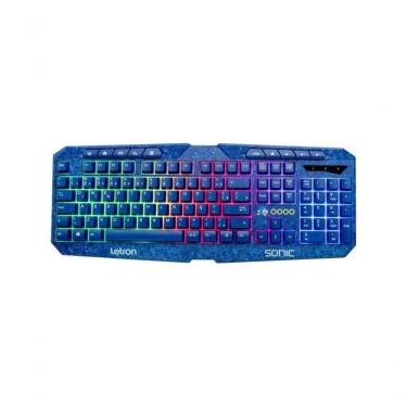 Imagem de Teclado Gamer Letron Sonic Usb Led Azul