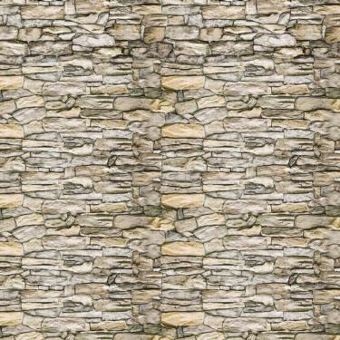 Imagem de Papel Parede Pedras Imitando Desenhos Adesivo Lavavel Sala