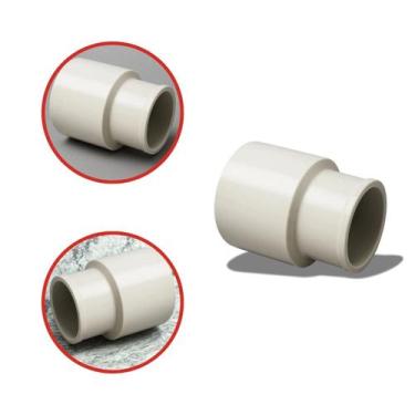 Imagem de Luva Redução Adaptador Esgoto DN 110 x 100 - Plastubos - Plastubos 