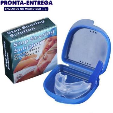 Imagem de Desgaste Dental Aparelho Bucal Duplo Para Bruxismo Ranger Dentes e Ant