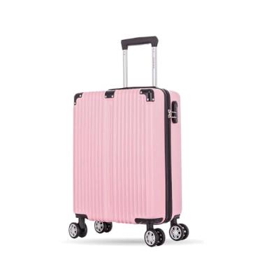 Imagem de Santino Mala de Viagem de Bordo Dublin 10kg Rígida ABS Padrão ANAC com 4 Rodas duplas 360º e Trava de segredo numérico, divisória interna com zíper e elástico de fixação, Pink – AMZV204P