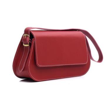 Imagem de Bolsa Feminina Tiracolo Clutch Pequena Alça de Ombro Tampinha - M R N 