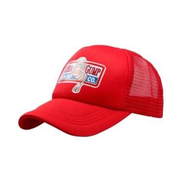 Imagem de Boné Vermelho Adulto Forrest Gump Shrimp Co Para Cosplay E Esportes Ao