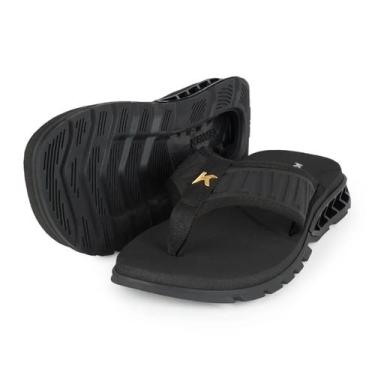 Imagem de Chinelo Sandália Kenner Rakka Collab L7 Elite Preto, 41, Preto