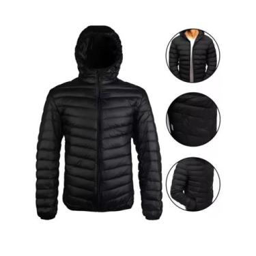 Imagem de Jaqueta Puffer Bobojaco Corta Vento Nylon Frio Forrada - Mitchell, Pre