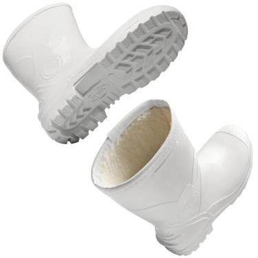 Imagem de Bota De Segurança PVC Impermeável Com Forro Acqua Lev Bracol, Branco, 