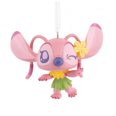Imagem de Enfeite Natalino Hallmark Keepsake 2025 Disney Stitch Angel, Resina, 7,6 x 6,4 x 5cm