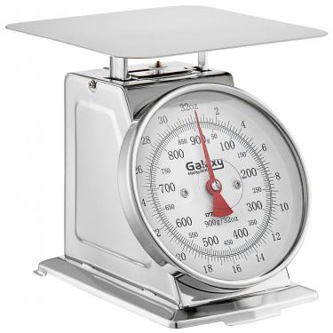 Imagem de Balança Mecânica Porcionadora Galaxy SD-FLAT2 Aço Inoxidável Plataforma Quadrada Capacidade 0,9 kg