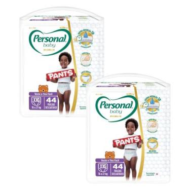 Imagem de KIT 2 PCT Fraldas Personal Baby Premium Pants HIPER Tamanho XXG 44 Uni