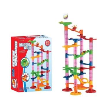 Imagem de Brinquedo De Montar Pista De Bolinhas 3D Para Crianças, Labirinto De B