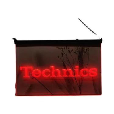 Imagem de Letreiro De LED Neon Com Design De Toca-Discos DJ E Música, Escultura 