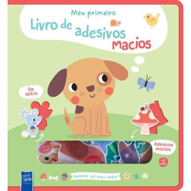 Imagem de Livro - Meu primeiro livro de adesivos macios - Animais ao meu redor