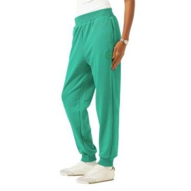 Imagem de Calça Colcci Moletom Comfort Cós Elástico Verde Kalani Feminina-Feminino