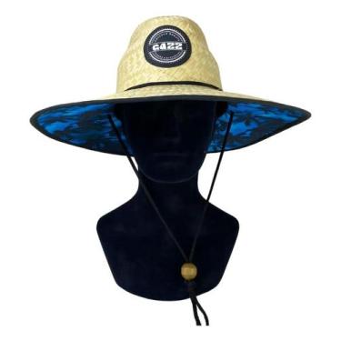 Imagem de Chapeu De Praia Surf De Palha Sombreiro Estampa Gazz Unissex - Congrat