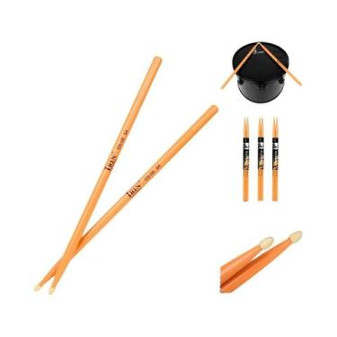 Imagem de Baquetas De Madeira Sólida 5A IRIN Para Bateria Jazz, Instrumento Musi