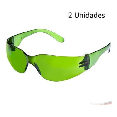 Imagem de Óculos de Segurança Ferreira Mold Croma para Proteção dos Olhos com Lente Verde em Policarbonato Antirrisco