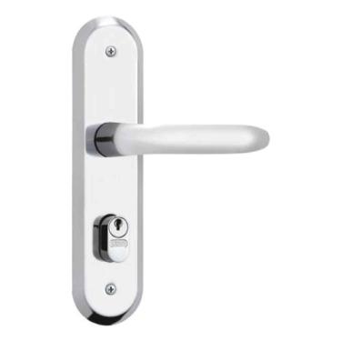 Imagem de Fechadura Externa 1801-11 com Chave para Porta Residencial em Espelho Inox Inox