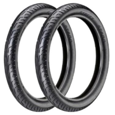 Imagem de Par de pneus vipal moto street st600 100/90-18 (t) + 80/100-18 (d) s/c