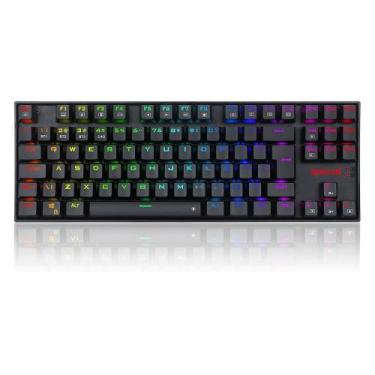 Imagem de Teclado mecanico gamer kumara pro rgb wireless switch blue redragon k5