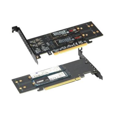 Imagem de Placa De Expansão PCIe 4.0 X16 Para 4xNVMe M.2 Para Placa-Mãe De PC 22