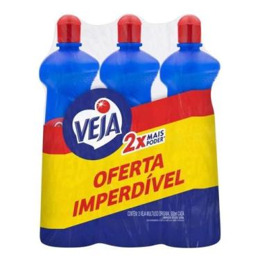 Imagem de Kit Limpador Multiuso Original 3 Unidades Com 500ml Veja - Congratulat