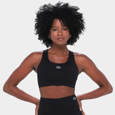 Imagem de Top Lacoste Esportivo Feminino, Preto, M