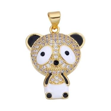 Imagem de Pingentes De Urso Banhados a Ouro 18K Juya Para DIY, Joias Para Mulher