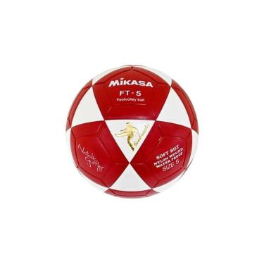 Imagem de BOLA FUTVOLEI COURO SINT NATALIA GUITLER FT-5 - VERMELHO/BRANCO 5-Unissex