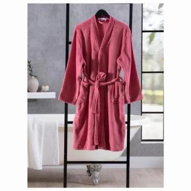 Imagem de Roupao Adulto Soft Fofinho Jolitex - Jolitex Ternille, Rosa escuro, G
