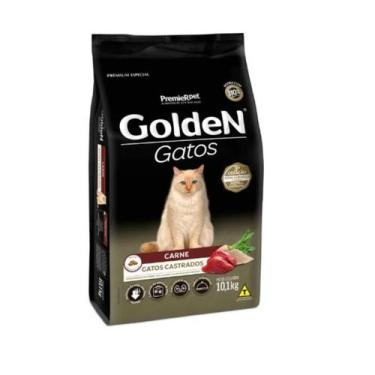 Imagem de Ração PremieR Pet Golden Gatos Adultos Carne 10,1Kg