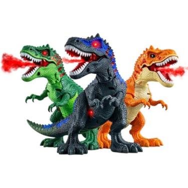 Imagem de Brinquedo Dinossauro Rex Solta Fumaça Com Luz E Som - Toys