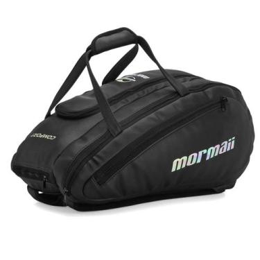 Imagem de Raqueteira Mormaii Comfort Para Beach Tennis Preta