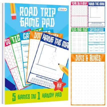 Imagem de Bloco de Jogos Gethelud Road Trip com 5 Jogos Clássicos 10 x 15 cm