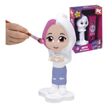 Imagem de Arts Kit Pintura Dos Rosa Katlen Emily Vick Bonecas 5tintas - Kz Plays