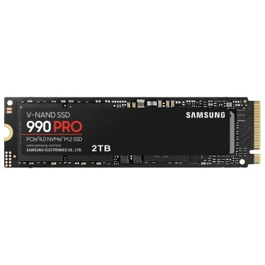 Imagem de SSD Samsung 990 Pro Leitura e Gravação Rápida Nvme M.2 MZ-V9P2T0B-AM Preto 2TB