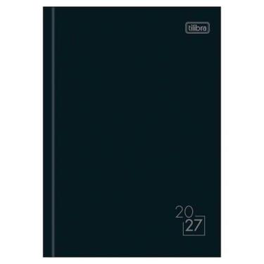 Imagem de Agenda 2027 costurada diária Spice 160 fls preto M6 Tilibra