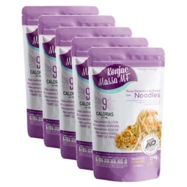 Imagem de Kit Macarrão de Konjac Tipo Noodles MF - 5 unidades de 270g