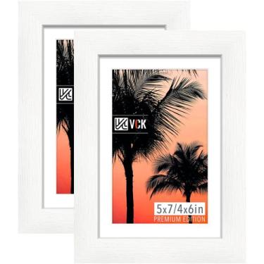 Imagem de Porta-retratos VCK Premium Edition branco 30x30cm com vidro x5
