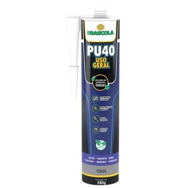Imagem de Adesivo Selante PU 40 Uso Geral Cinza 380g Brascola