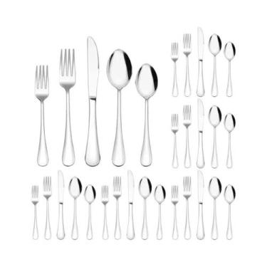 Imagem de Conjunto De Talheres De Aço Inoxidável De 6 Peças, Faca E Garfo De Alt