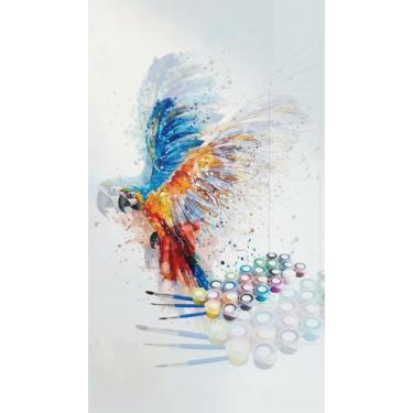 Imagem de Kit Pintura Numerada Artística Tela 40x50cm - Congratulations Store