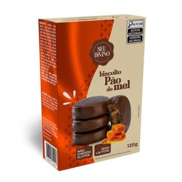Imagem de Pão de Mel Livre de Leite, Sem Glúten e Ovo 120g - Seu Divino