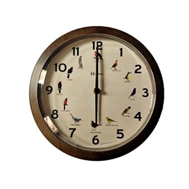 Imagem de Relógio Parede Canto Passaros Brasileiros Herweg 6658 - 323