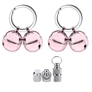 Imagem de Campainha de coleira de cachorro - Sinos de gato para coleira alta, salve pássaros e vida selvagem Jingle Bell, amuleto de cobre (prata)