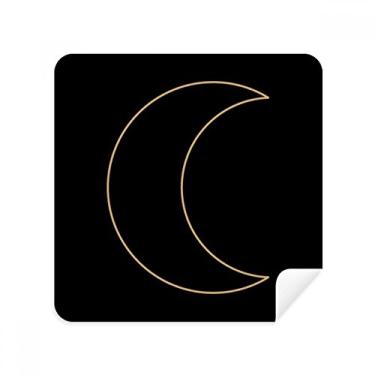 Imagem de Moon Symbol Totem Pattern Shape Glasses Cloth Screen Cleaner Suede Fabric 2 Pack