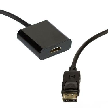 Imagem de Adaptador Conversor Displayport Macho Para Hdmi Fêmea