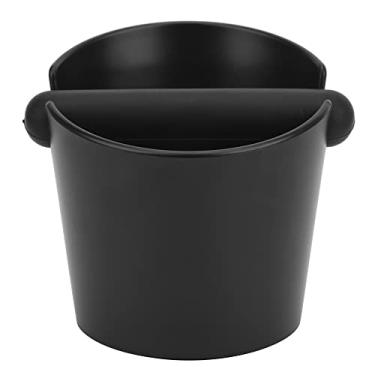 Imagem de Modern Espresso Knock Box,Coffee Grounds Knock Barril, Coffee Knock Box Anti-Slip Coffee Scag Grounds Bucket com barra de borracha para café (exposição)