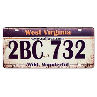Imagem de Placa de Carro Decor em Madeira State Route - West Virginia